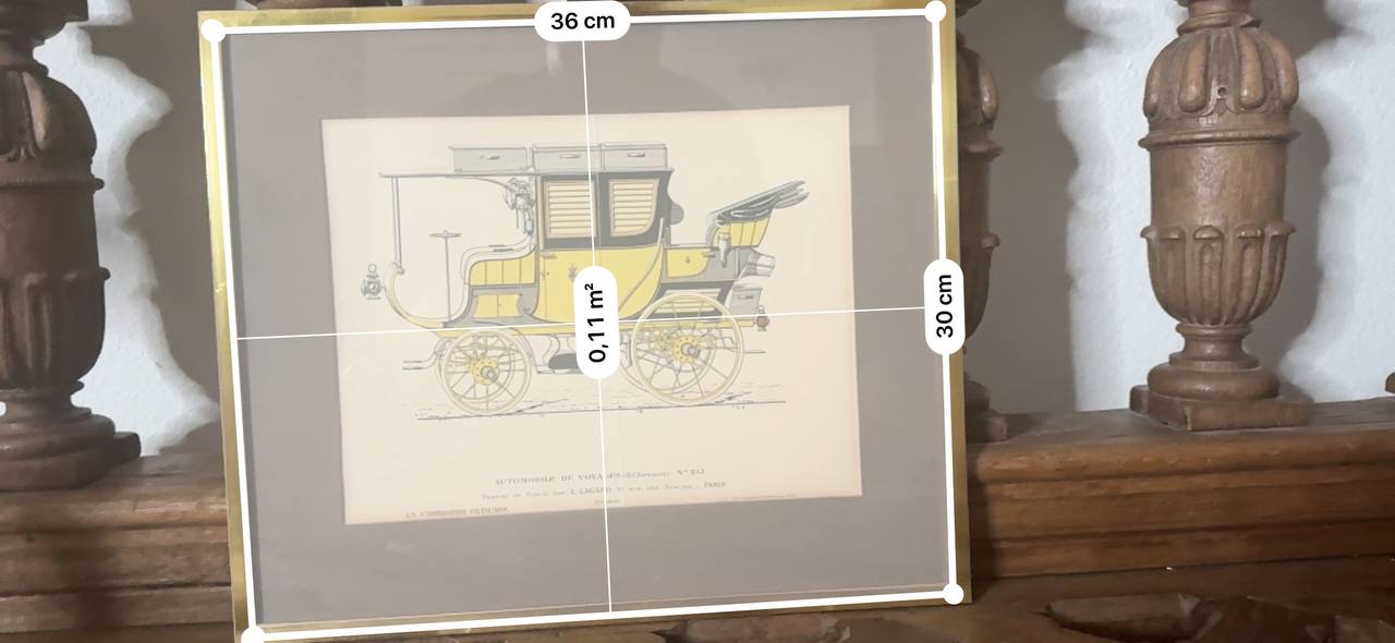 Automobile de Voyages (8 Chevaux) No. 213 – Kolorierte Lithographie aus «La Carrosserie Française», L. Lagard, Paris — Kontext
