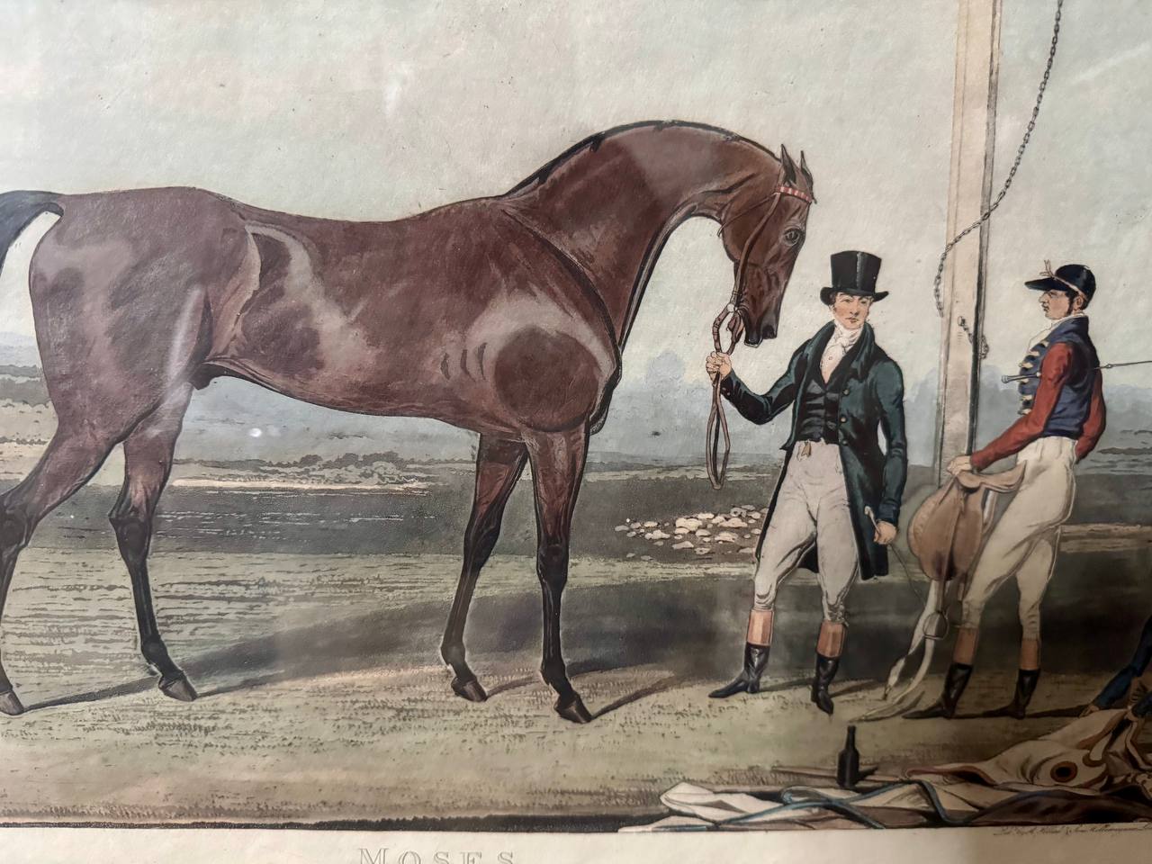 Moses – Kolorierter Aquatinta-Stich des Derby-Siegers 1822, gezeichnet und gestochen von James Pollard — Kontext