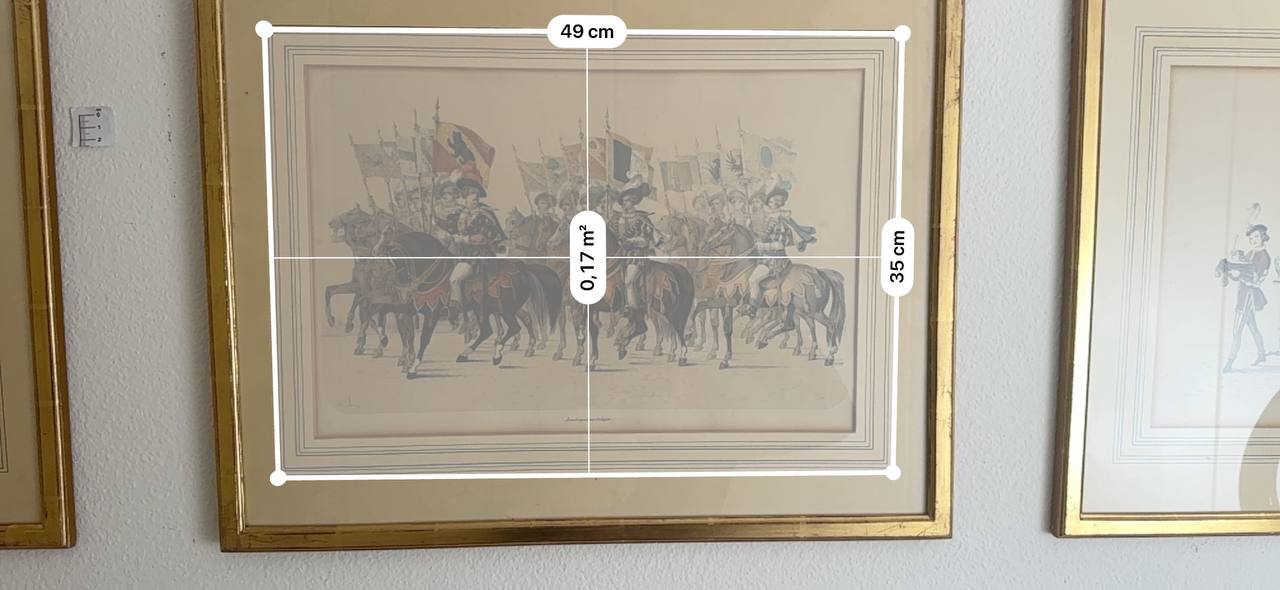 Aemterpannerträger – Historischer Reiterumzug mit Schweizer Kantonswappen, kolorierte Lithographie — Kontext