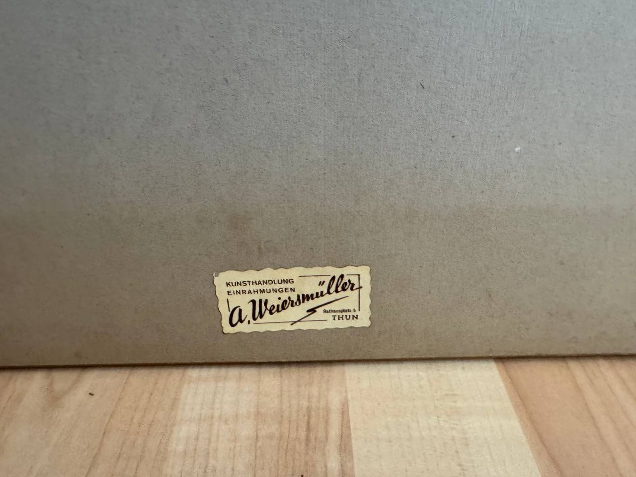 Rudolf von Erlach und Baselwind – Schweizer Ritter zu Pferde, kolorierte Lithographie — sticker