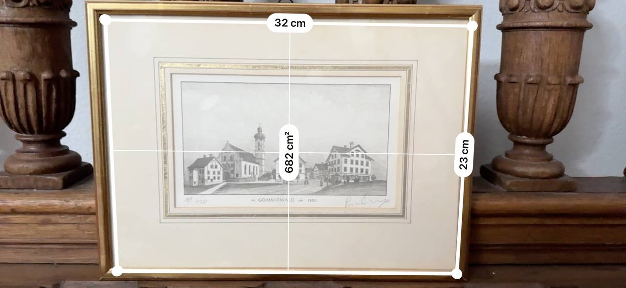 In Gommiswald um 1890 – Signierte Lithografie von Paul Wyss, Nr. 19/120 — Kontext