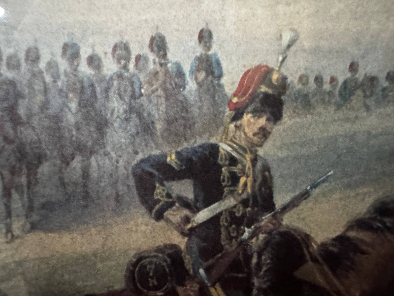 7th Queen's Own Hussars – British Cavalry Regiment on Horseback, Colour Print — Kontext