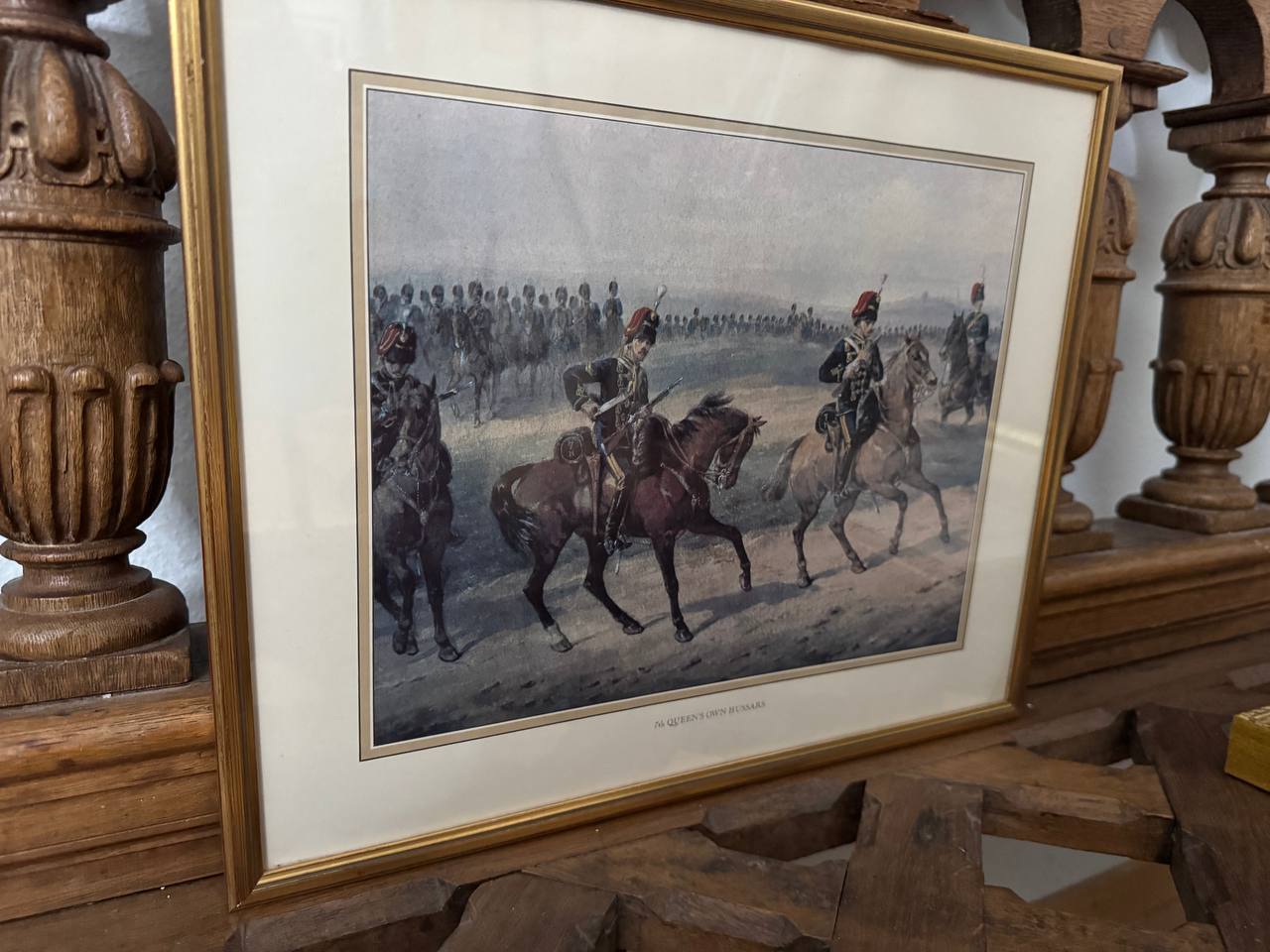 7th Queen's Own Hussars – British Cavalry Regiment on Horseback, Colour Print — Kontext
