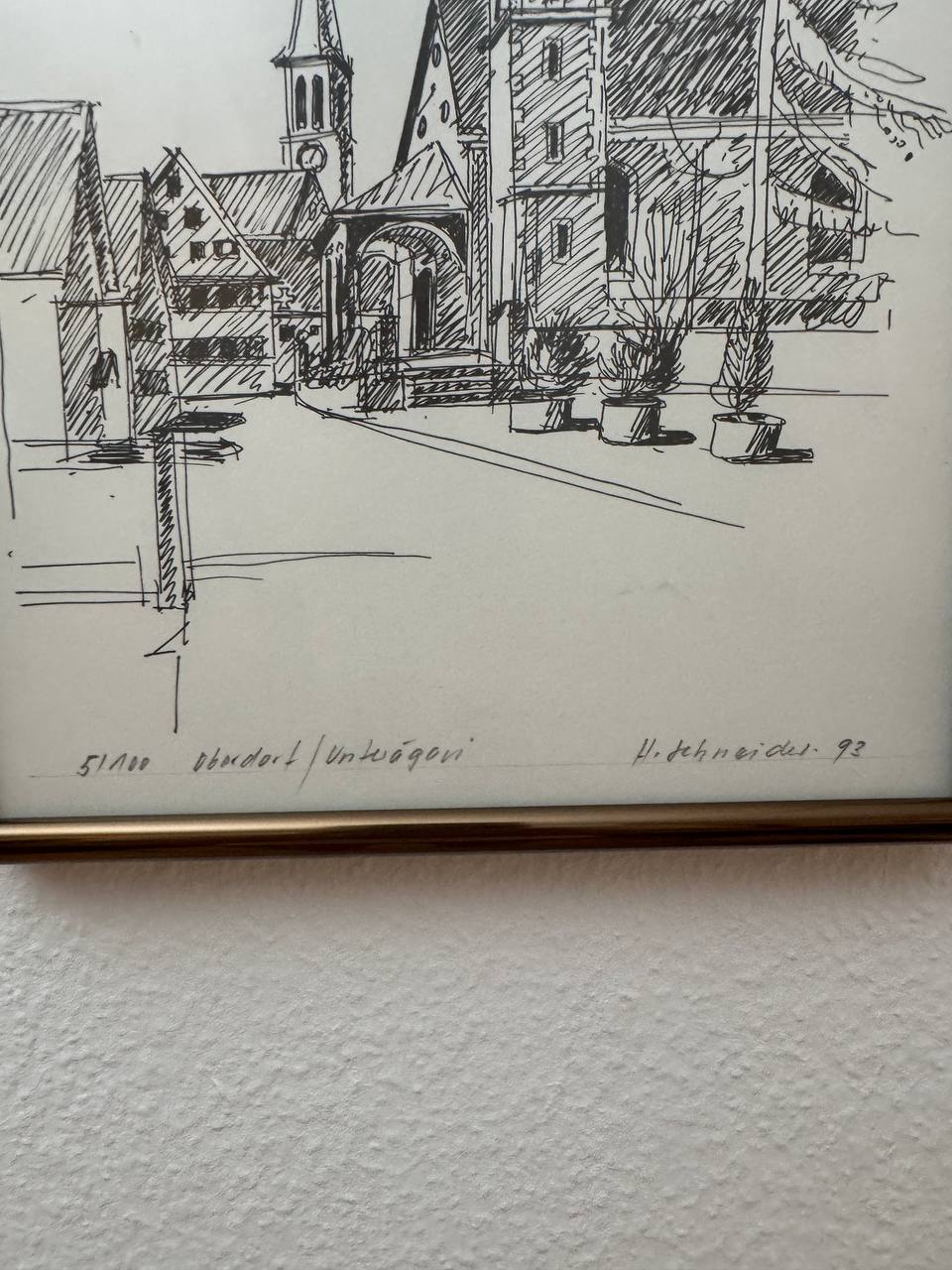 Unknown Swiss View — Inschrift