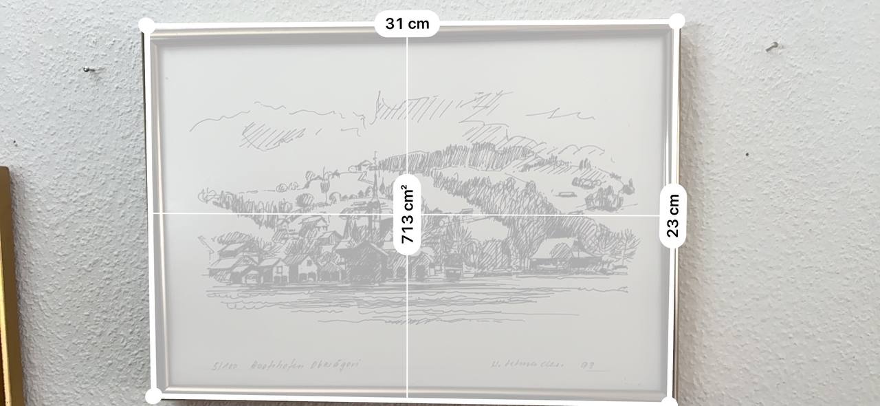 オーバーヴィル・ボートハーバー（ツーク湖畔）– H・シュナイダー署名入りリミテッドエディション版画 5/100、1993年制作です。 — Kontext