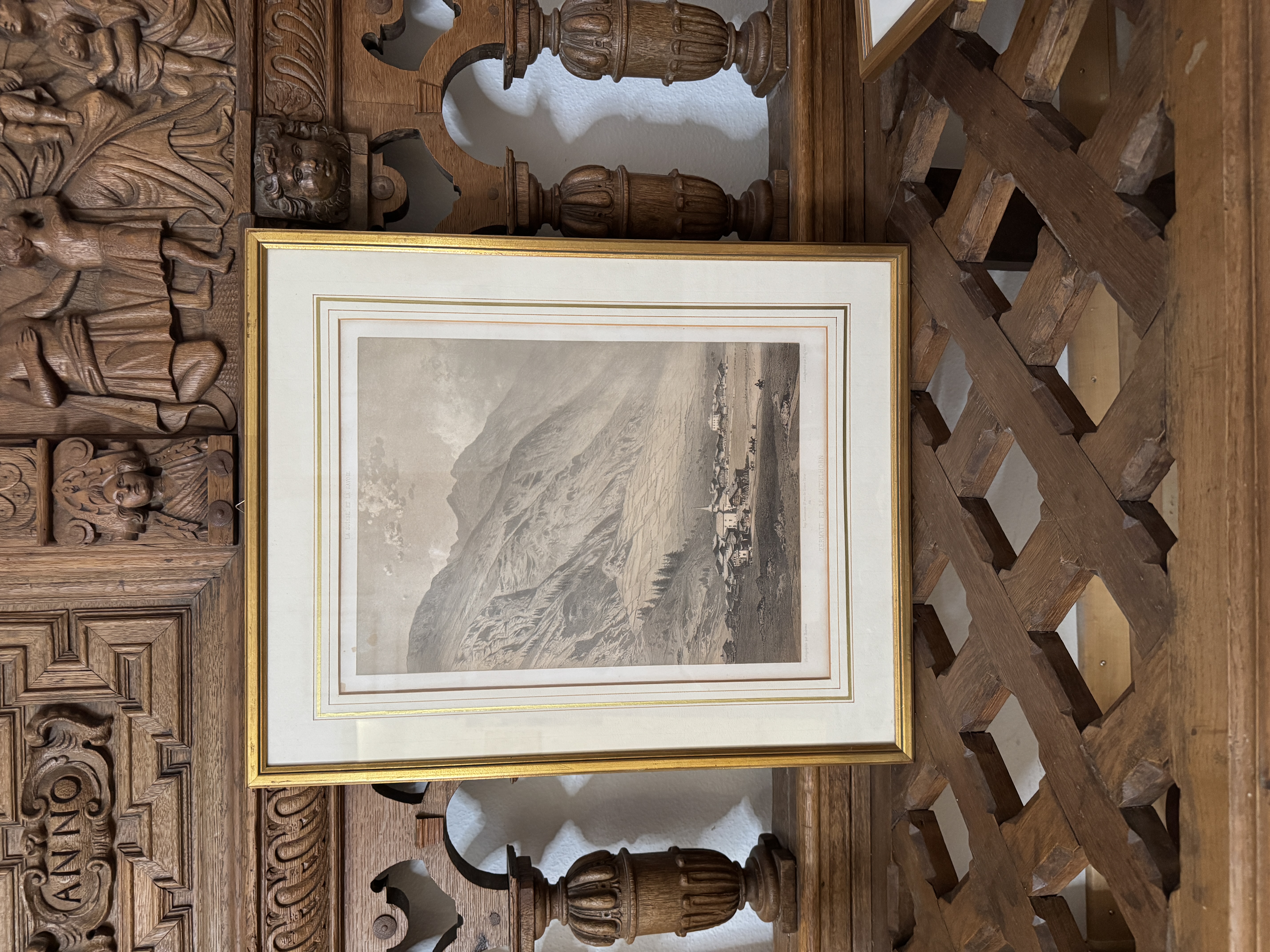 Zermatt et le Mettelhorn – Lithographie nach Photographie von Martens, aus der Serie «La Suisse et la Savoie» — Kontext