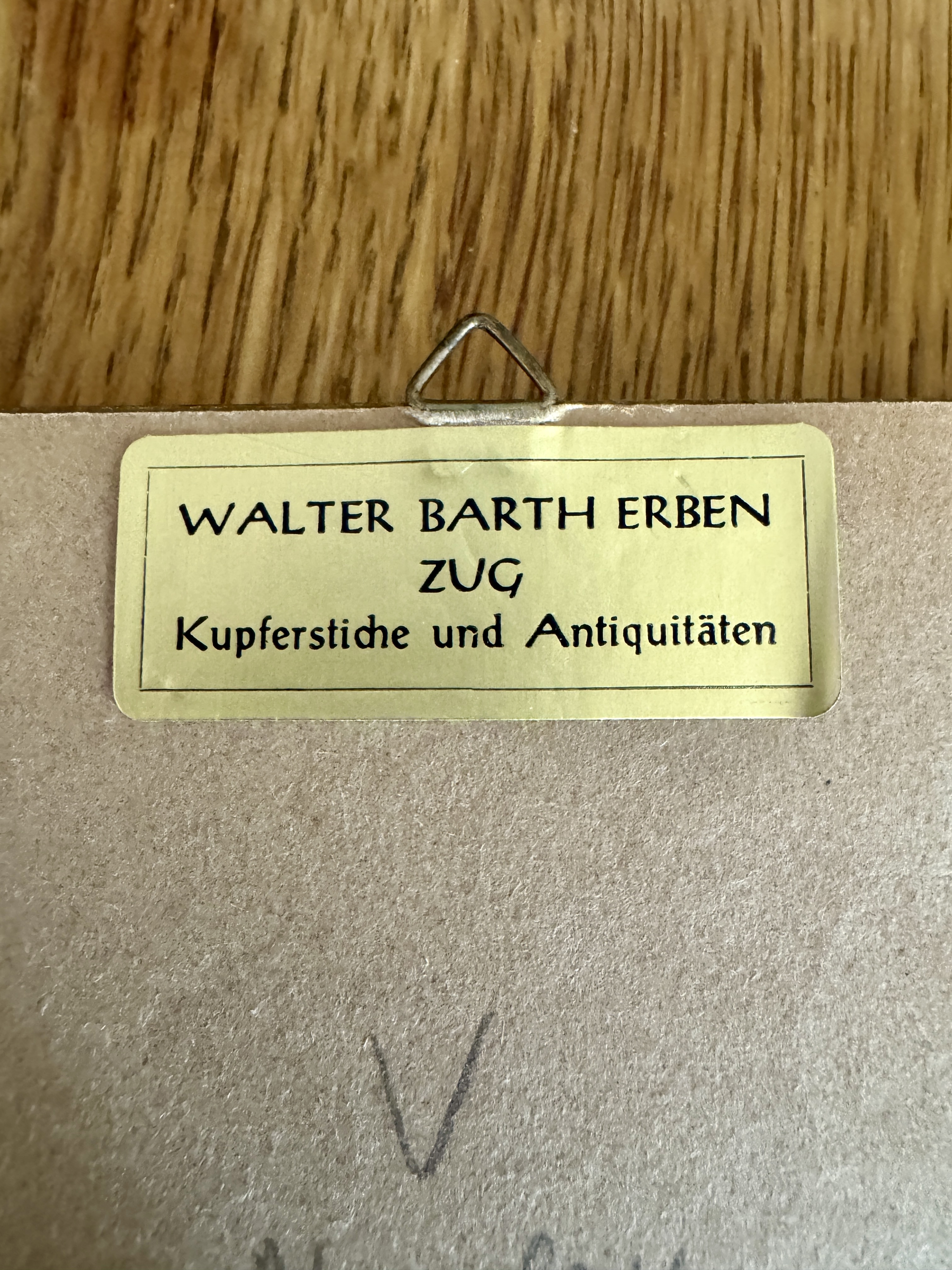 Canton of Zug – P. Meyer and his Daughter from Buonas (Zug Folk Costume Couple) — sticker