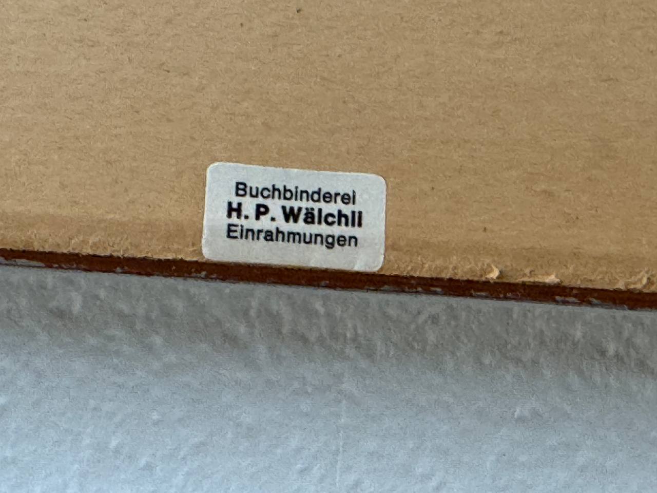 Emmentaler Bauernhaus in Ramiswil — Bleistiftzeichnung, August 1957 — sticker