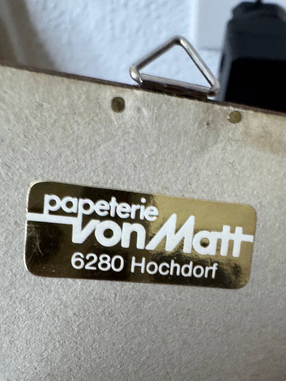 Hochdorf – Original-Radierung der Pfarrkirche St. Martin, handsigniert von Bader, nummeriert 12/200 — sticker