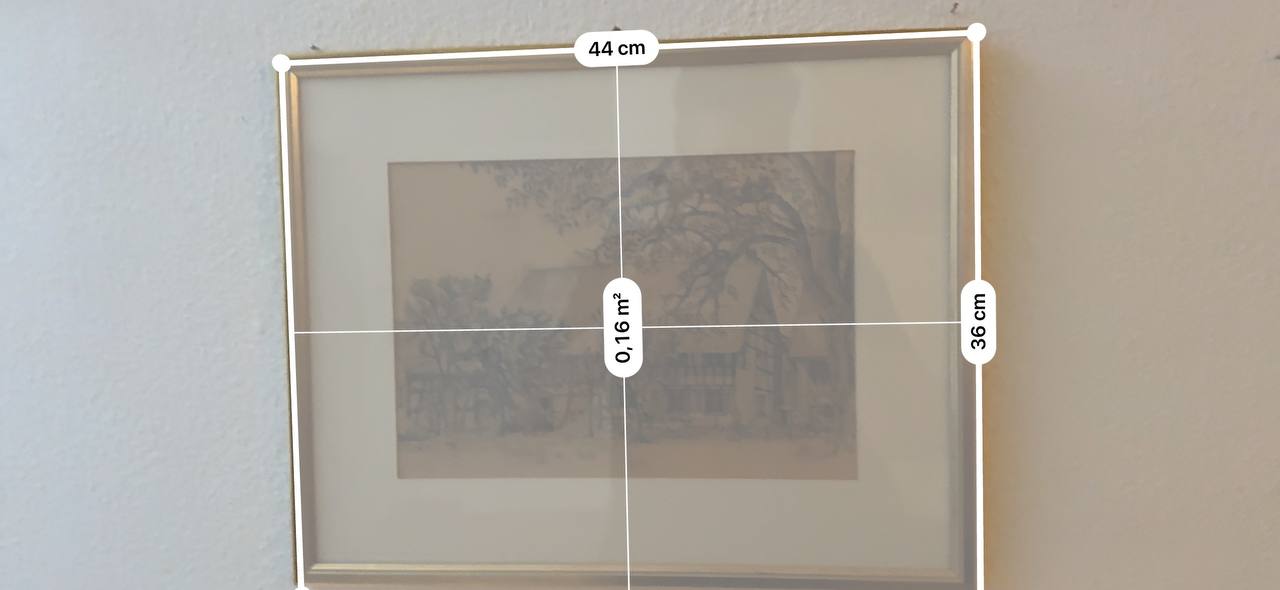 Bündner Bauernhaus mit Fachwerk unter altem Baum – Federzeichnung / Lithographie — Kontext