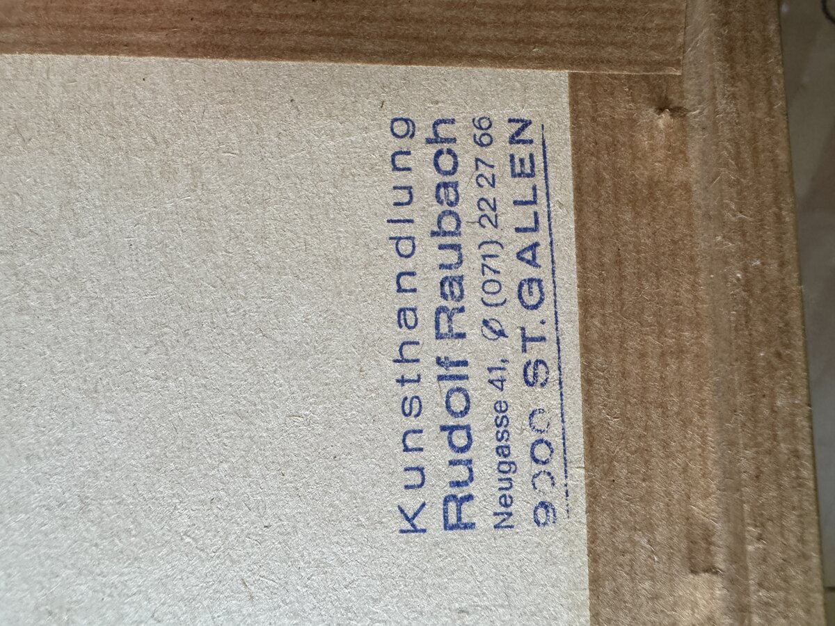 ペンステモン・スペキオスム（青いビアードタング）― 19世紀の手彩色植物銅版画です。 — sticker