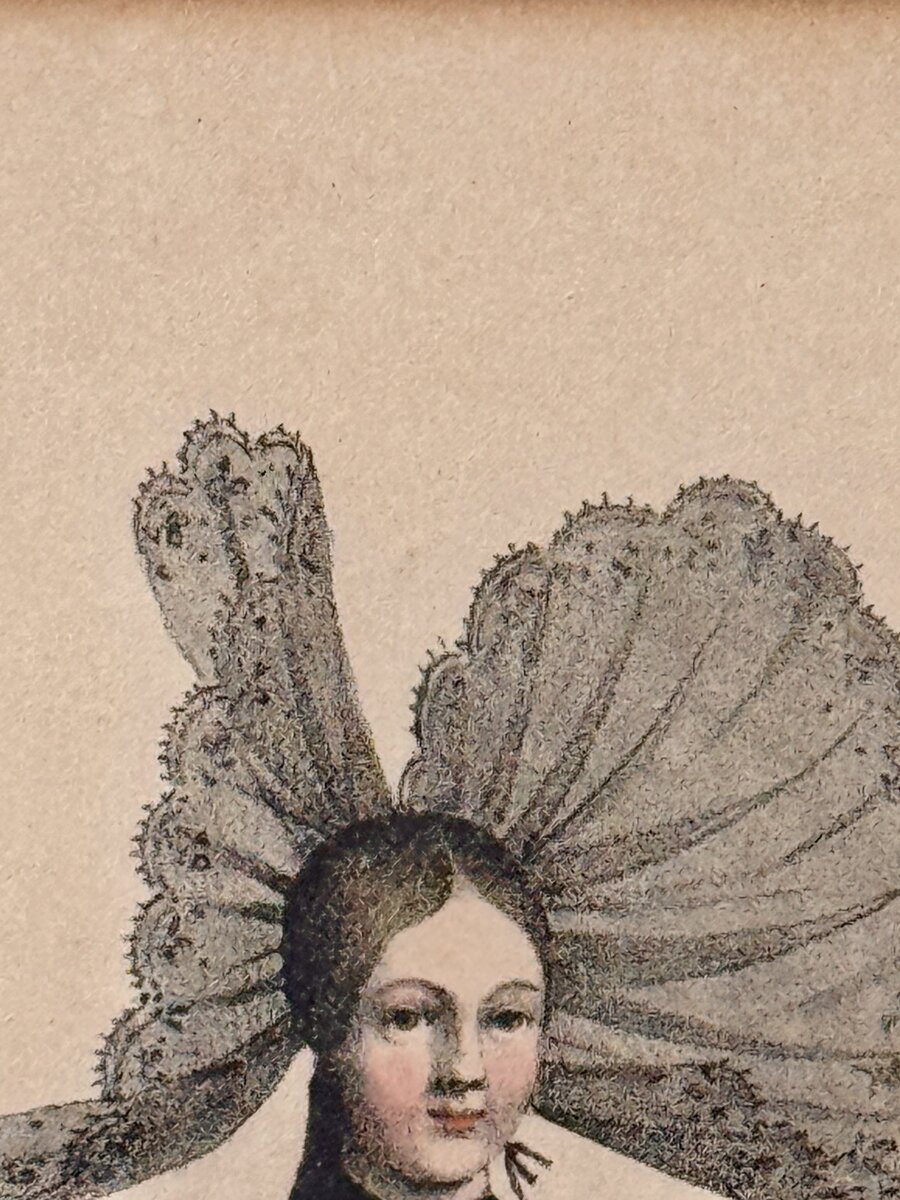Switzerland – Canton of Bern: Milkmaid from the City's Surroundings in Traditional Costume — Kontext
