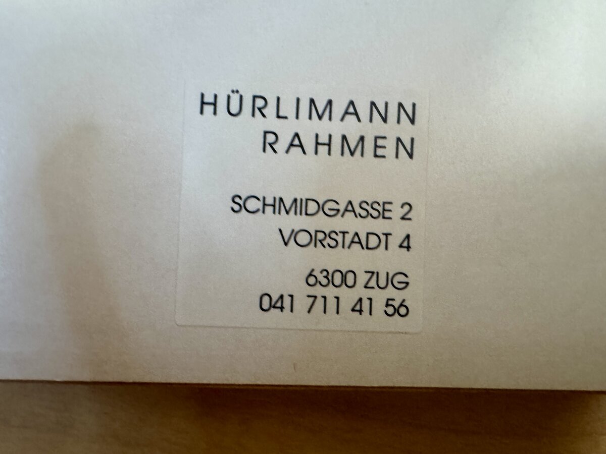 Hüneberg, Kanton Zug – Romantische Burgruine mit Sturmstimmung, Stahlstich von C. Huber — sticker