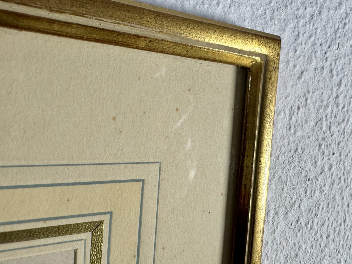 Arth am Zugersee – Kolorierter Stahlstich, Kanton Schwyz, Verlag Chr. Krusi Basel — Rahmen