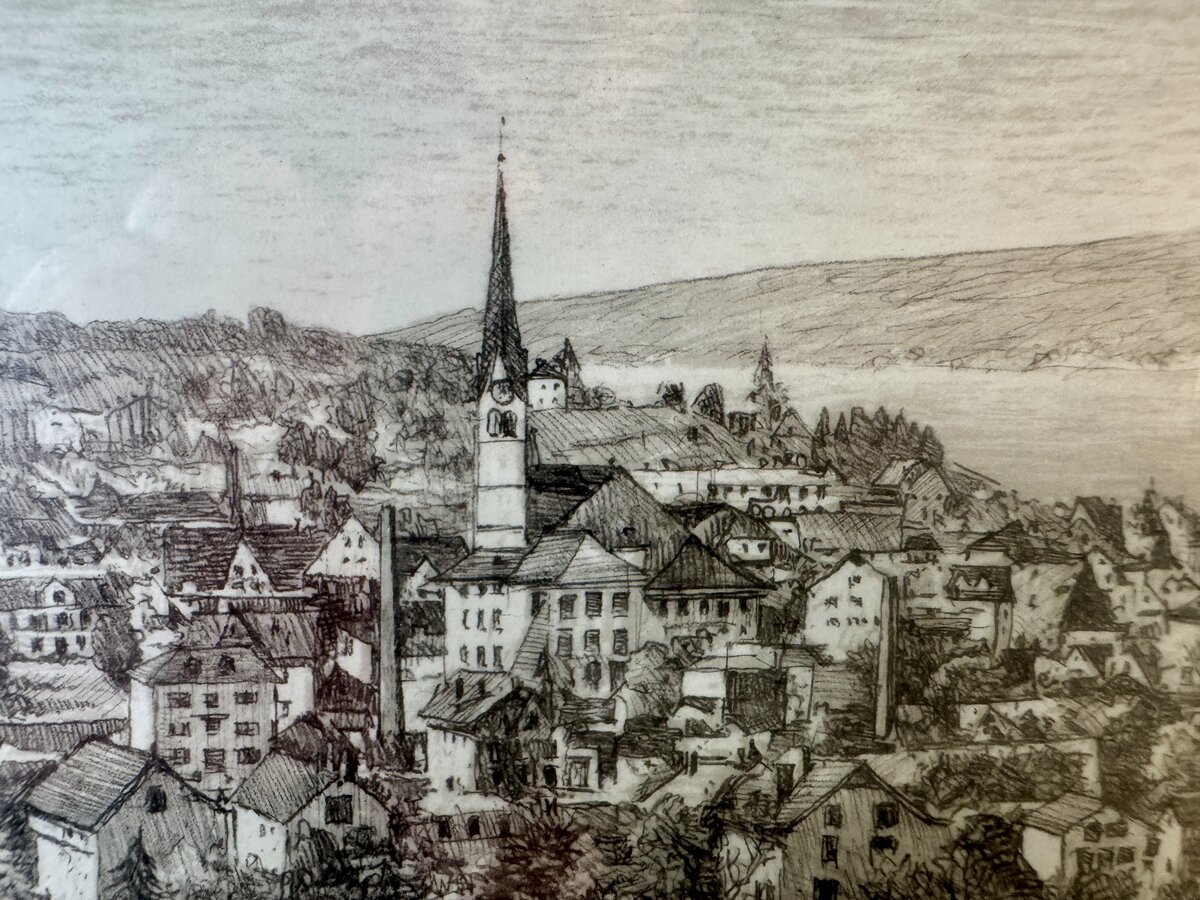 ヴェーデンスヴィル 1905年 ― パウル・ヴィス作オリジナルエッチング、直筆サイン入り、限定50/130です — Kontext