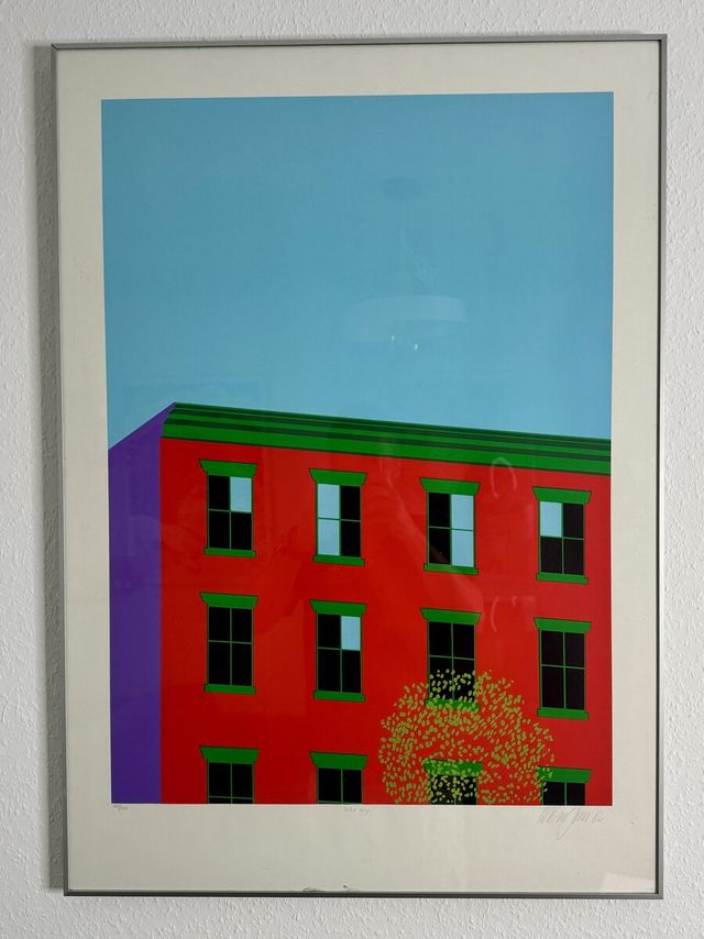 Ole Kortzau · Soho N.Y. · Serigraphie 1982 · signiert · 125/250