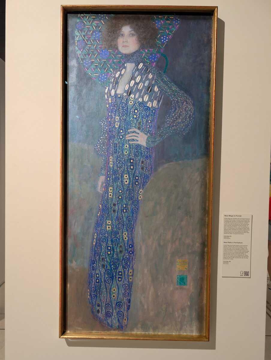 Emilie Flöge — Gustav Klimt, 1902 (Öl auf Leinwand, Wien Museum)