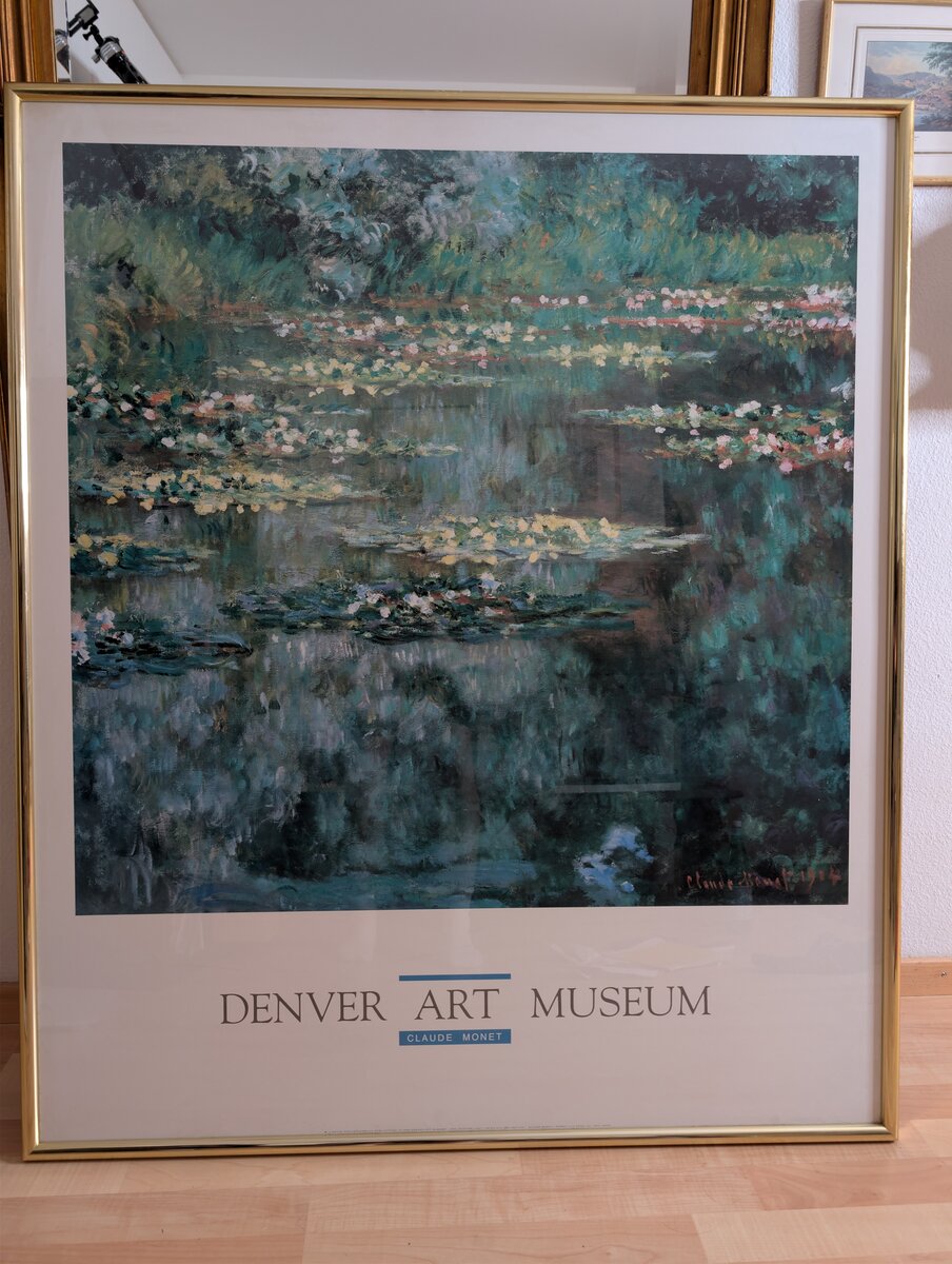 Claude Monet – Seerosenteich (Water Lily Pond, 1904) – Ausstellungsplakat Denver Art Museum