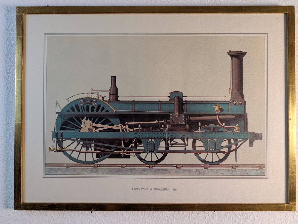 Locomotive à Voyageurs 1846 — Dampflokomotive Typ Crampton (Cail)