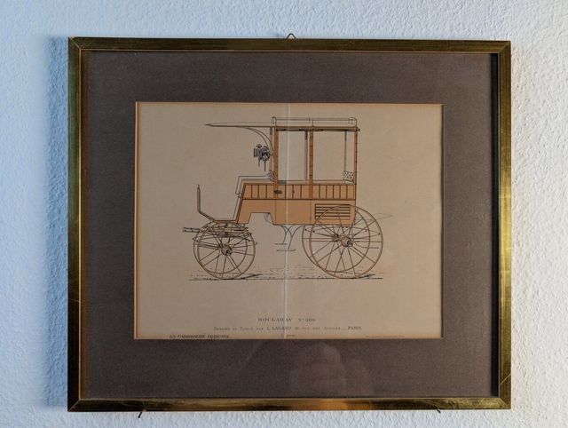 Rockaway No. 206 — Kolorierte Kutschen-Lithographie, L. Lagard Paris